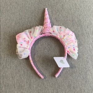 Unicorn glitter cupcake sprinkle headband